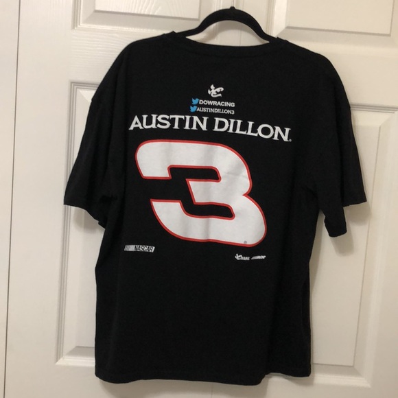 NWOT Men’s NASCAR Austin Dillon TShirt, XL, Black - Picture 4 of 5
